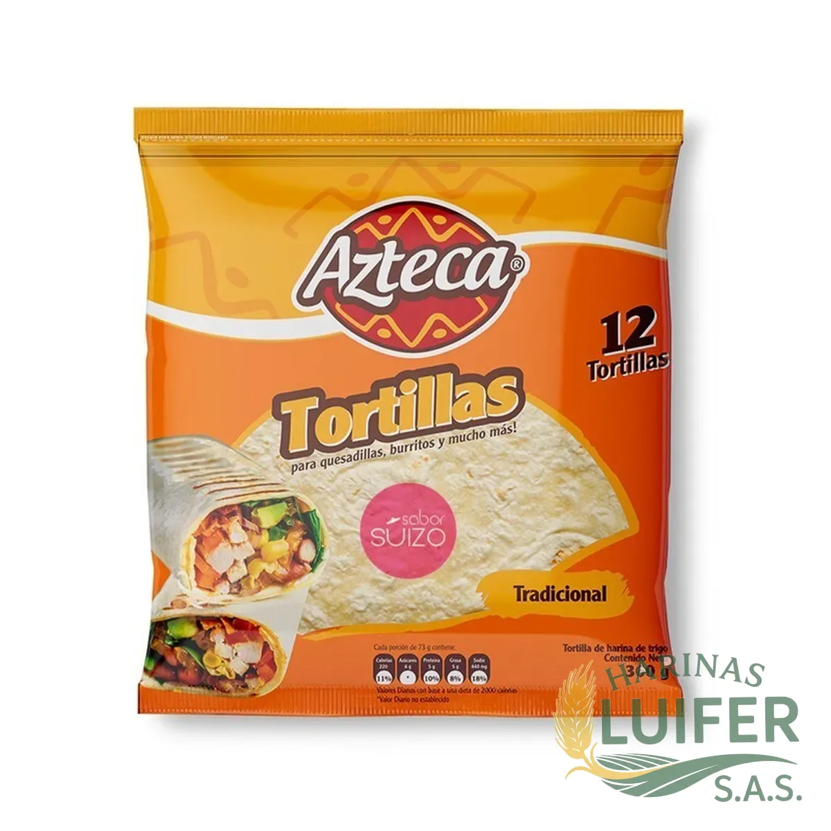 Tortilla Azteca Peq X 12