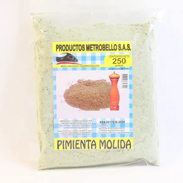 Pimienta Molida X 1/2 Lb
