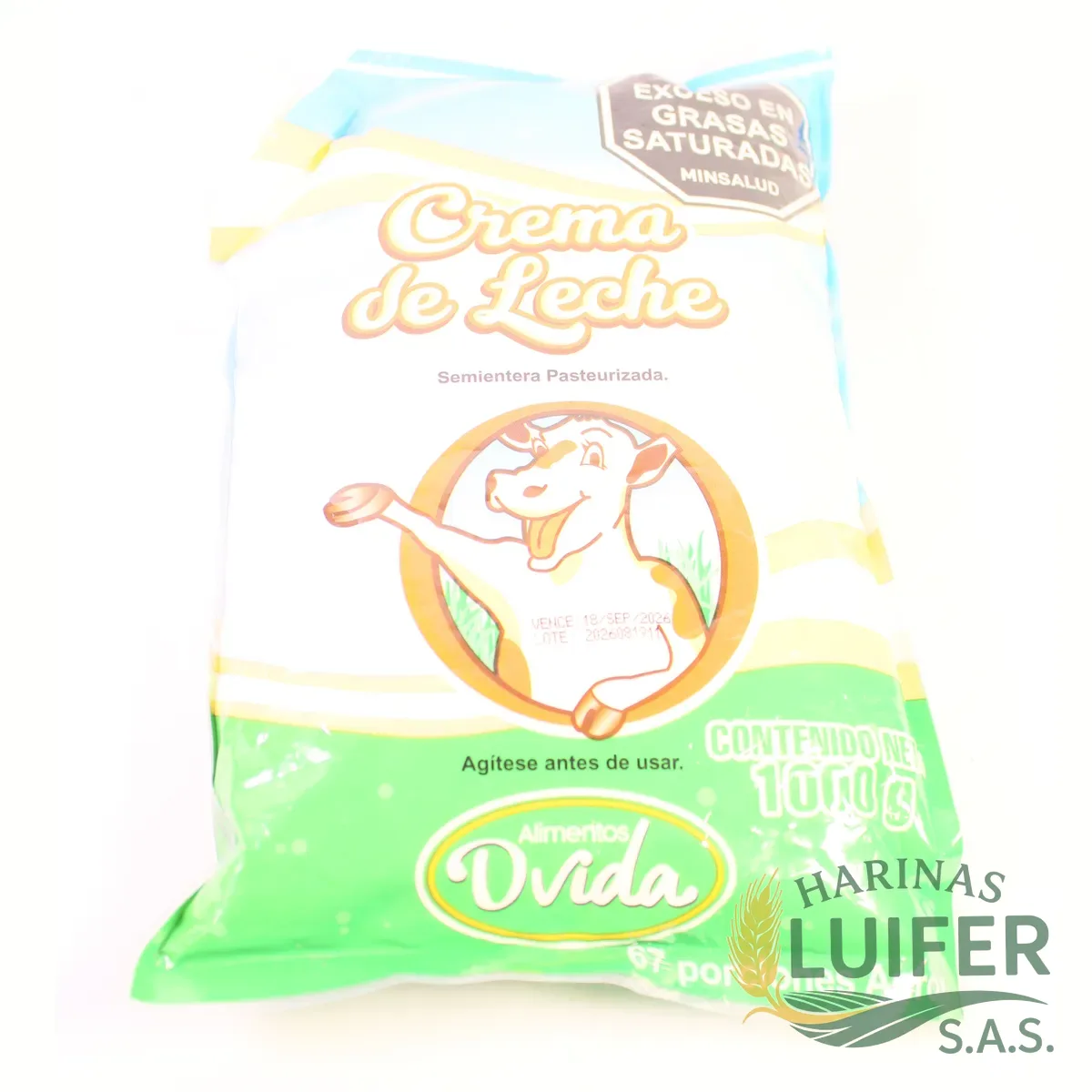 Crema Leche D Vida X 1000