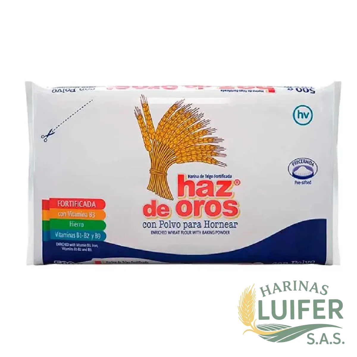 Haz de oro con Polvo Hornear Lb
