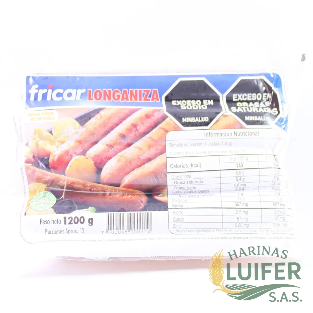 Longaniza X 1200g