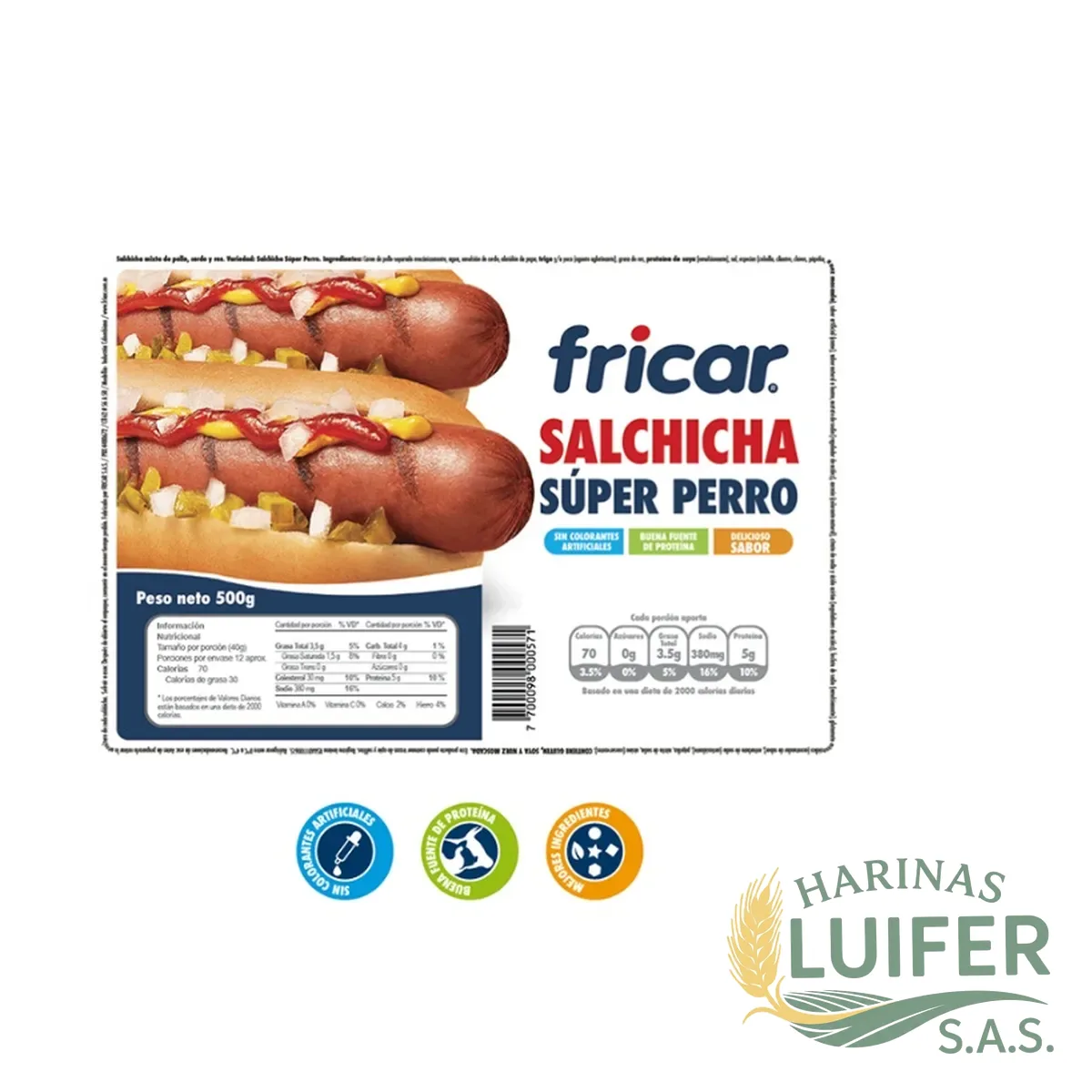 Super Perro Fricar Lb