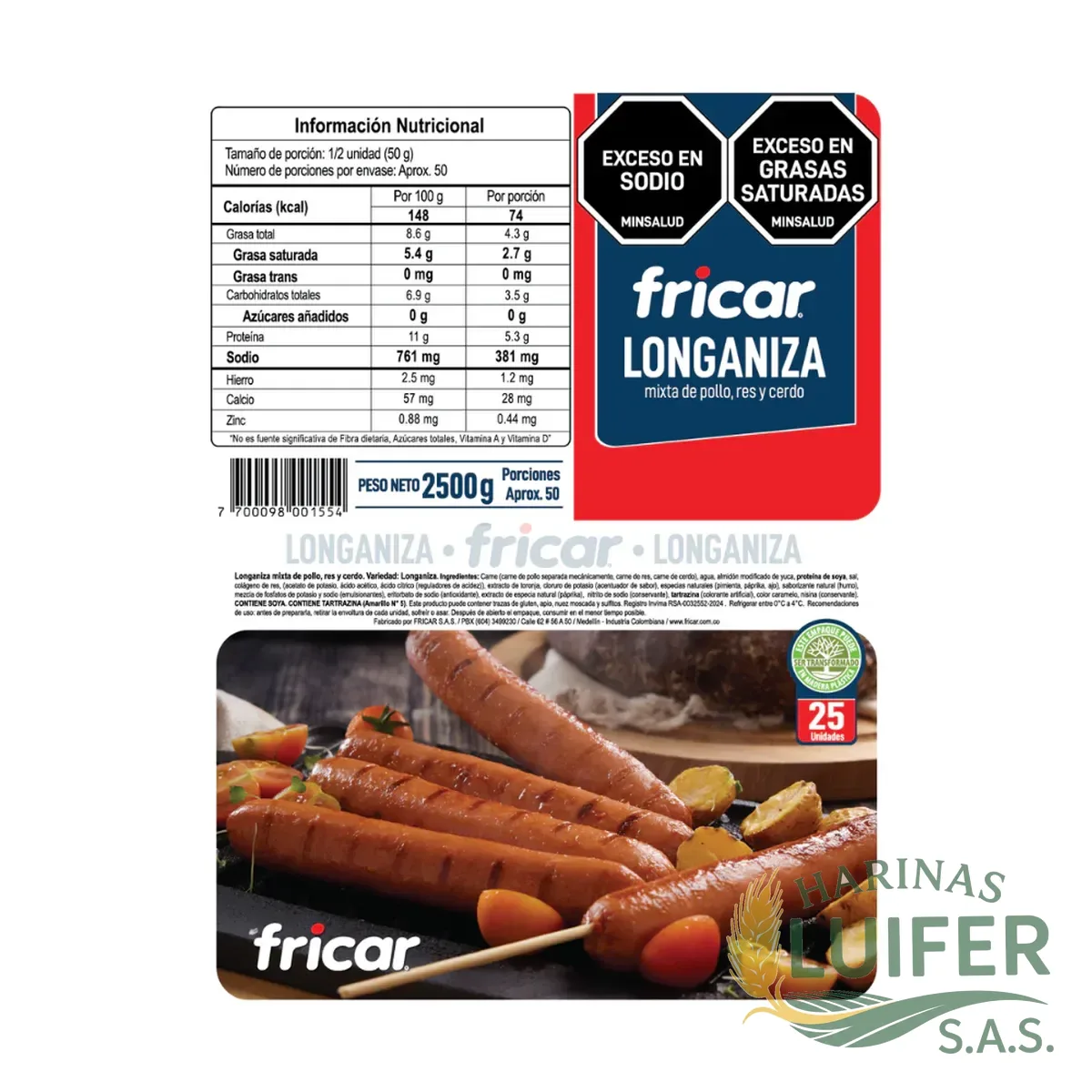 Longaniza 2500g
