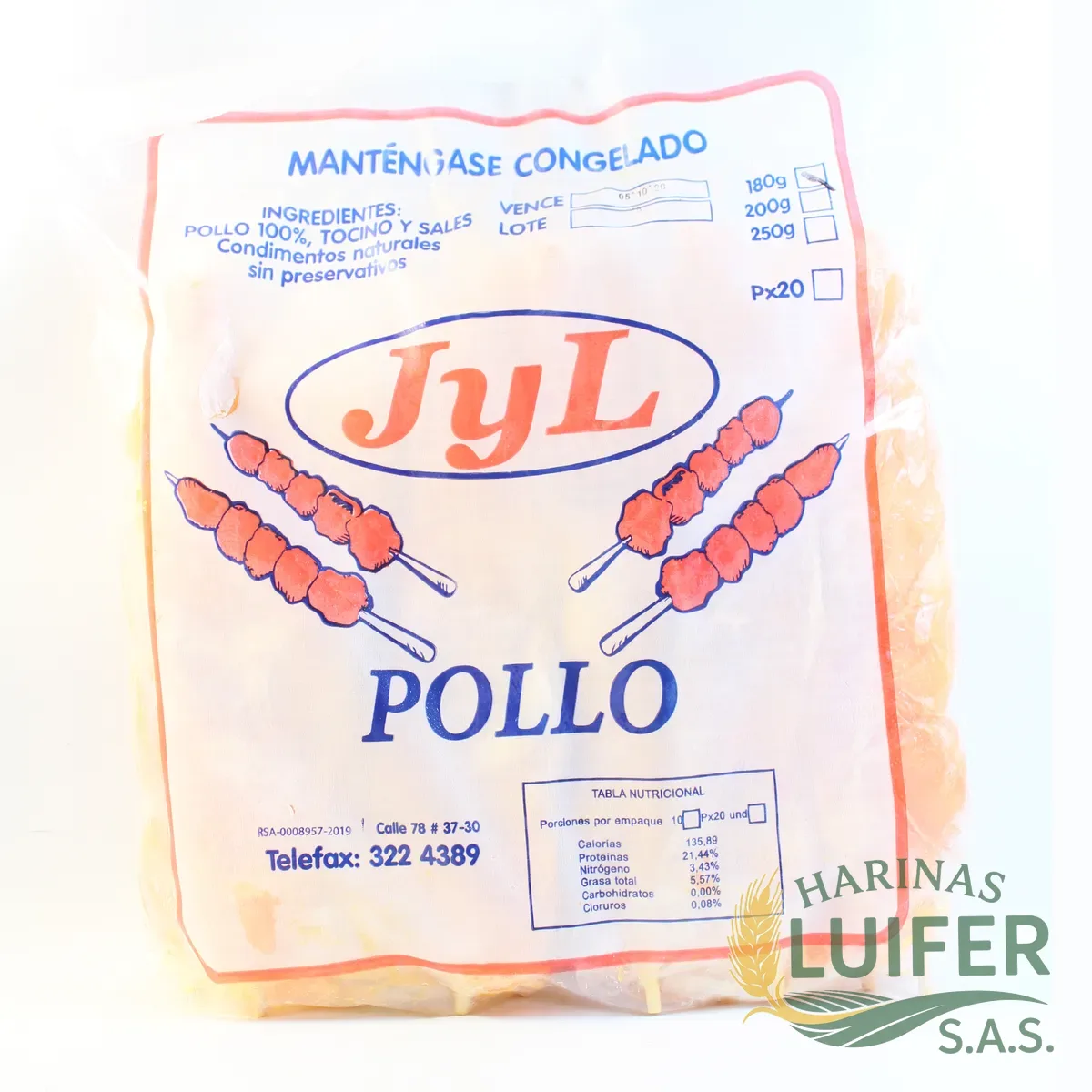 Pollo 180gr X 10