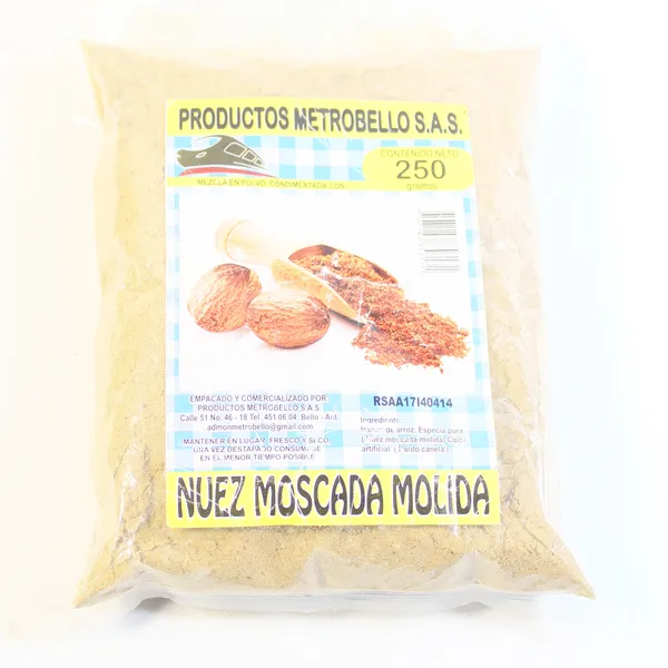 Nuez Moscada Molida X 1/2 Lb