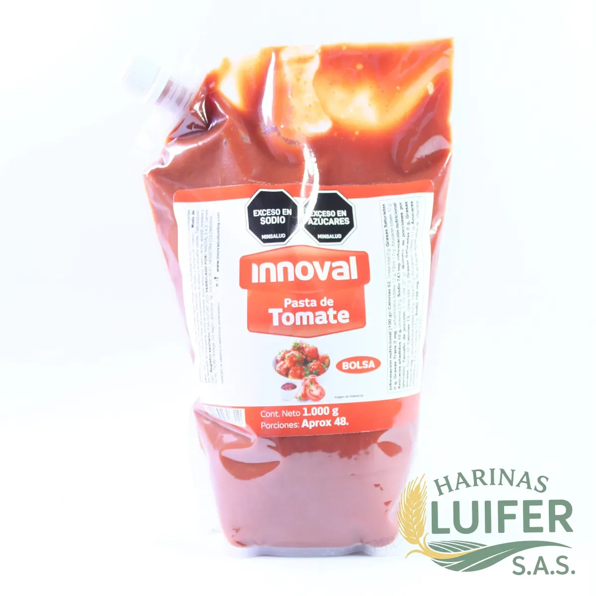 Pasta de Tomate bolsa x 1KL
