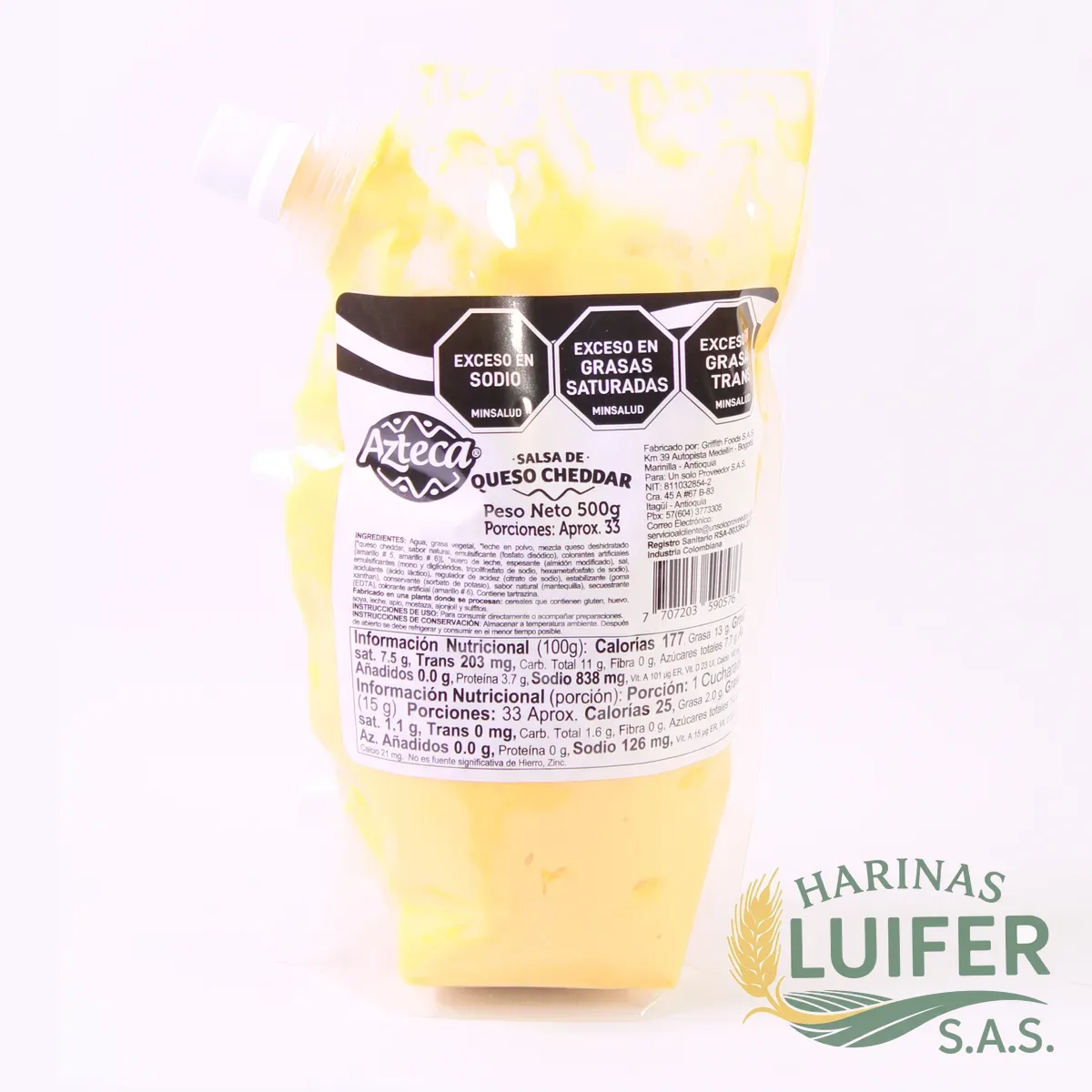 Queso Fundido X 500 Grs