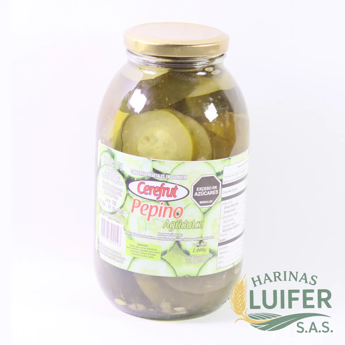 Pepino Agrid 1000 gr