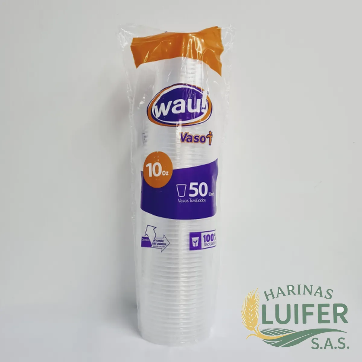 Vaso 10 onz Tran X 50