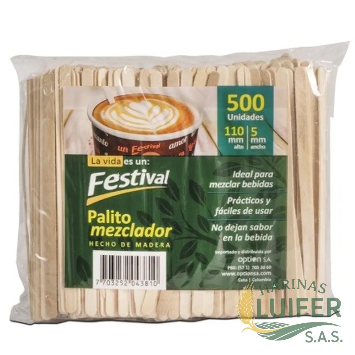 Mezclador Madera X 500  Aprox