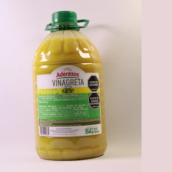 Vinagreta Aderezos X 3340 gr