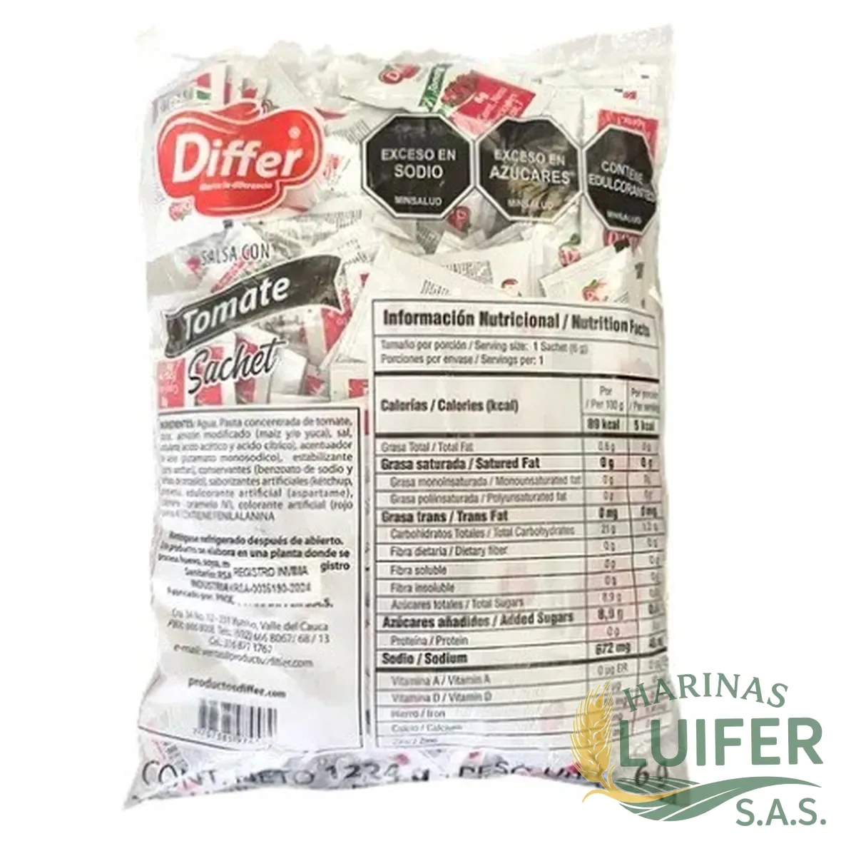 TOMATE DIFFER X Sobres