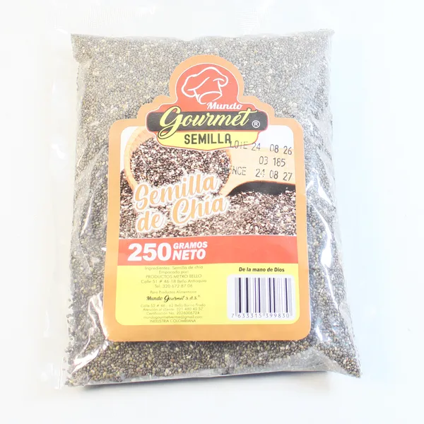 Semilla de chia X 1/2 Lb