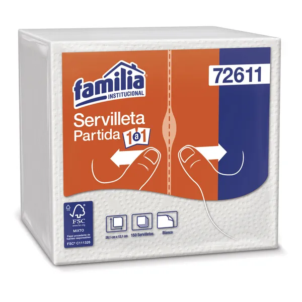 Servilleta Partida X 150 Familia