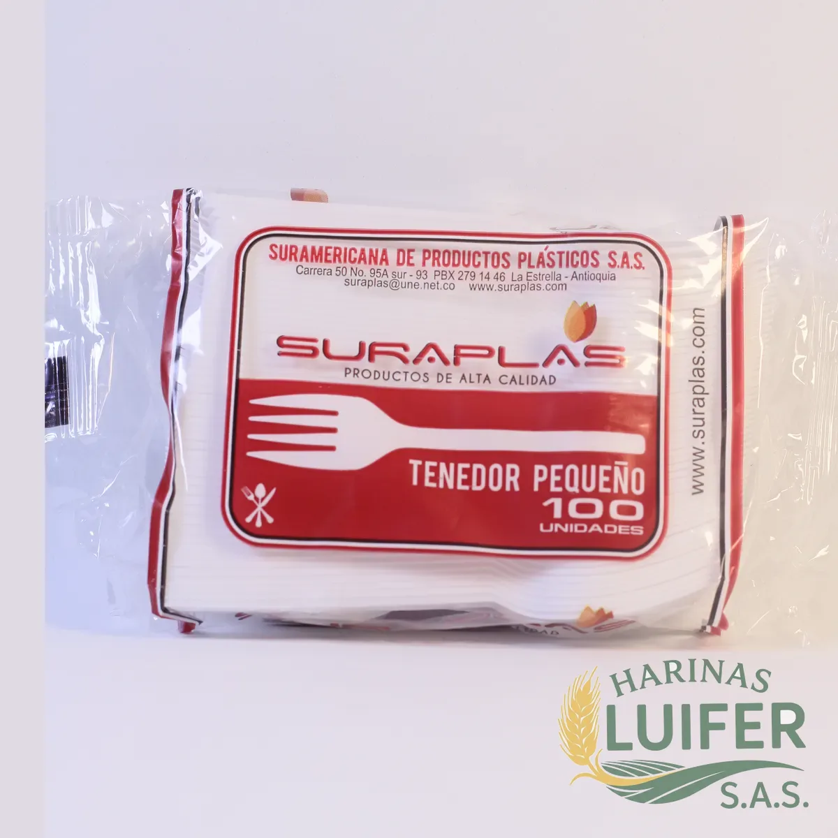 Tenedor Pequeño Suraplas  X 100