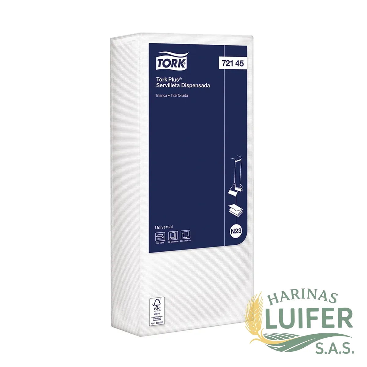 Servilleta Plus X 550 Tork