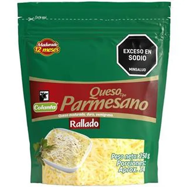 Parmesano Colanta X 250 Gr