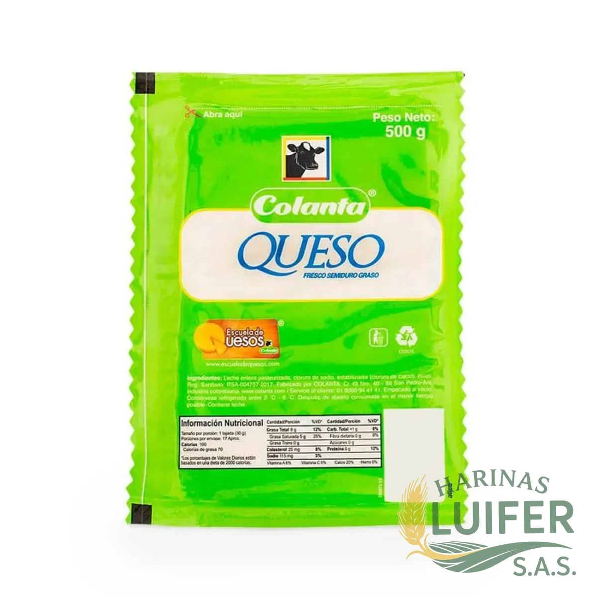 Queso Colanta X 500 gr