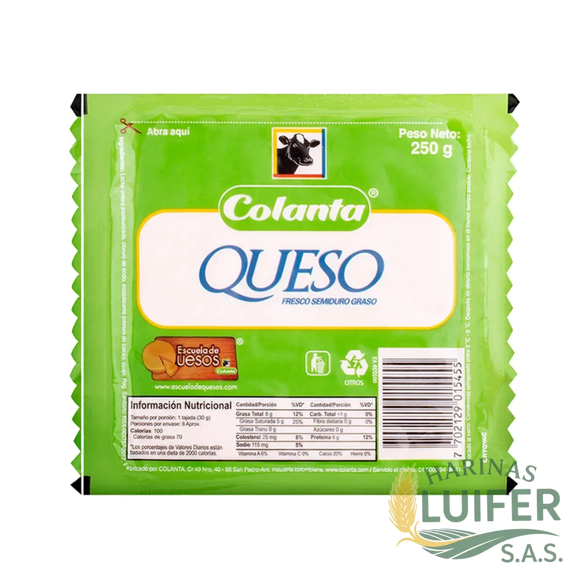 Queso Colanta 1/2 Lb