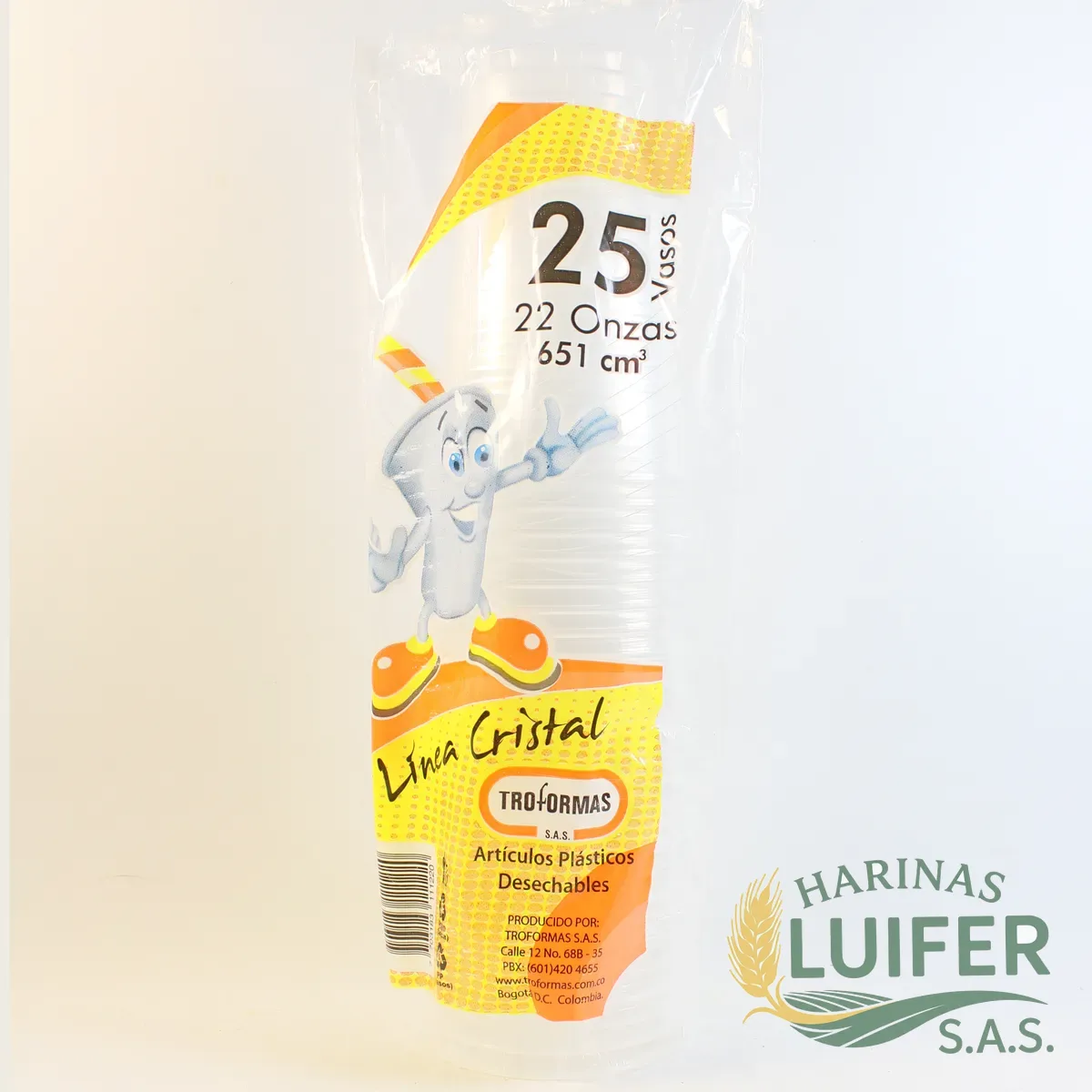 Vaso 22 onz Gold X 32 Sellador
