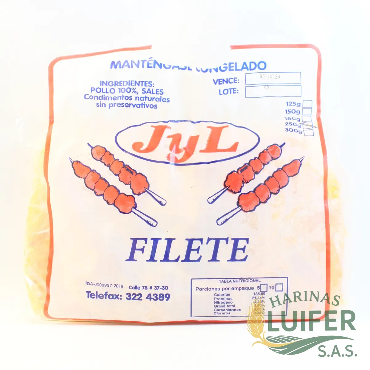 Filete Pechuga Aliñado 250 gr X 5