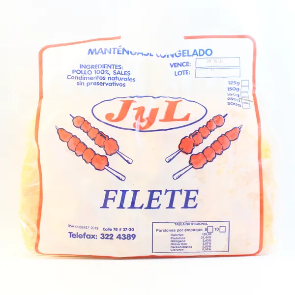 Filete Pechuga Aliñado 250 gr X 5