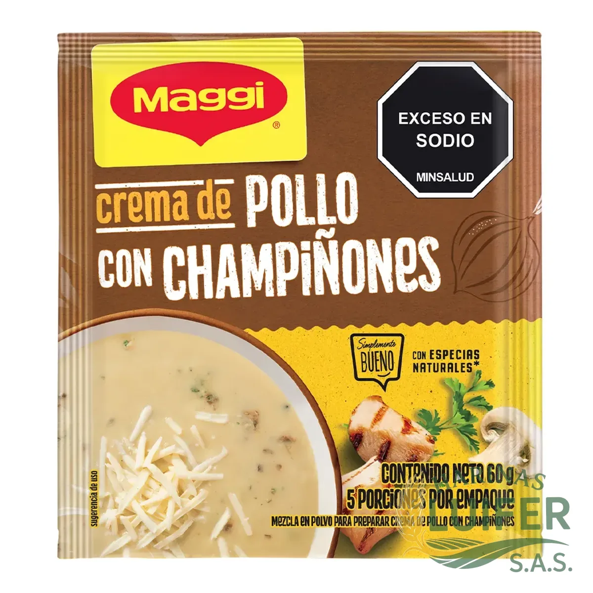 Cremas champiñones Maggi