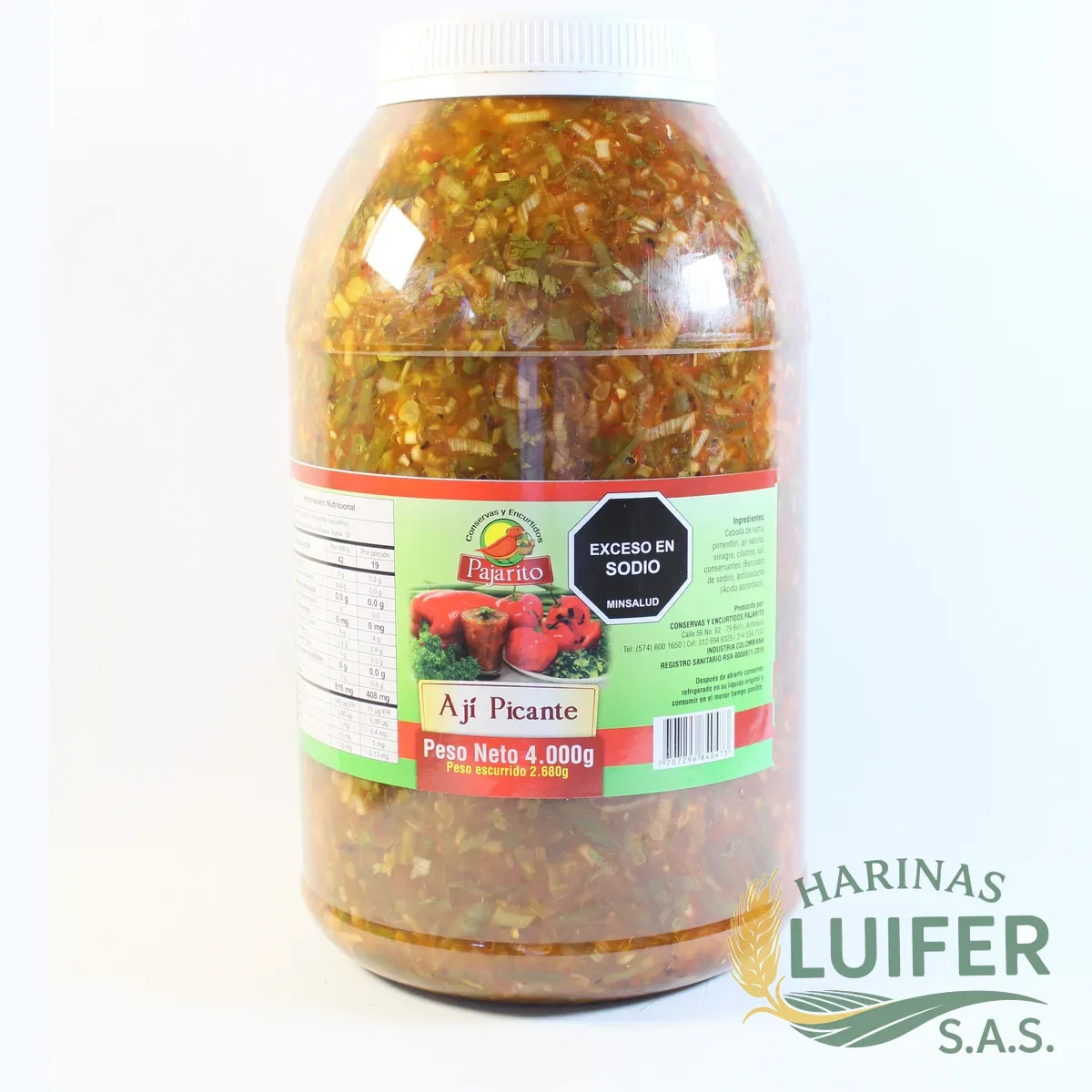 Aji Picante Garrafa X 4000