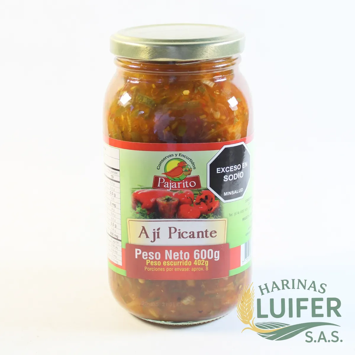 Aji Picante Mediano X 600