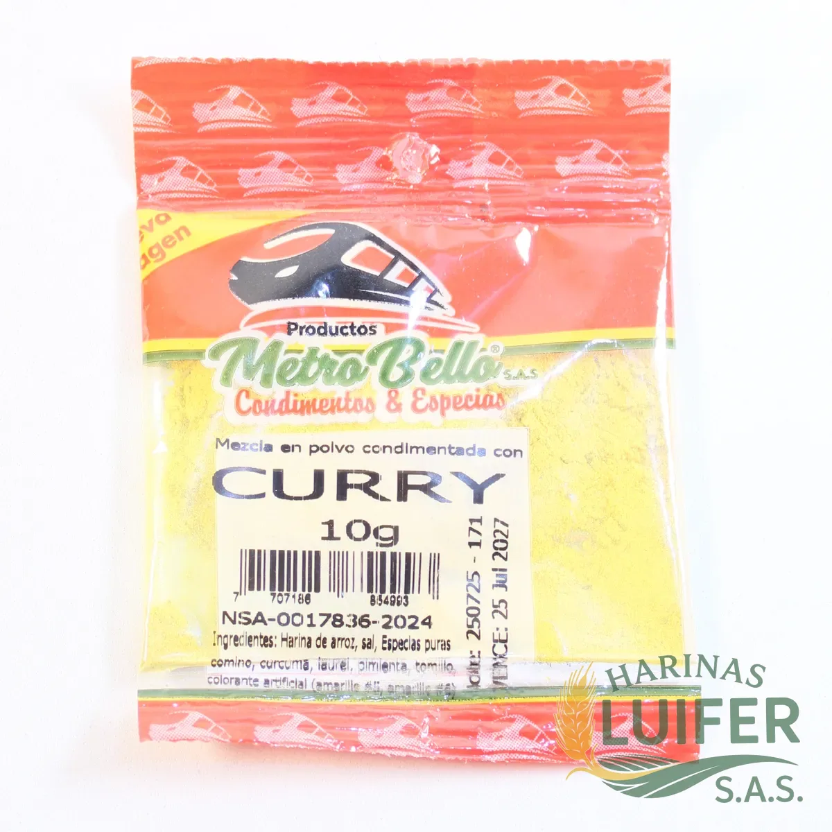 Curry molido 10 GR