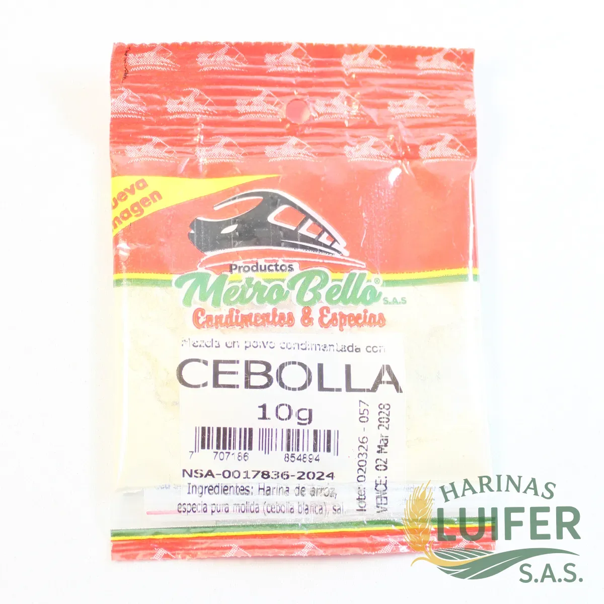 Cebolla Molida 10 gr