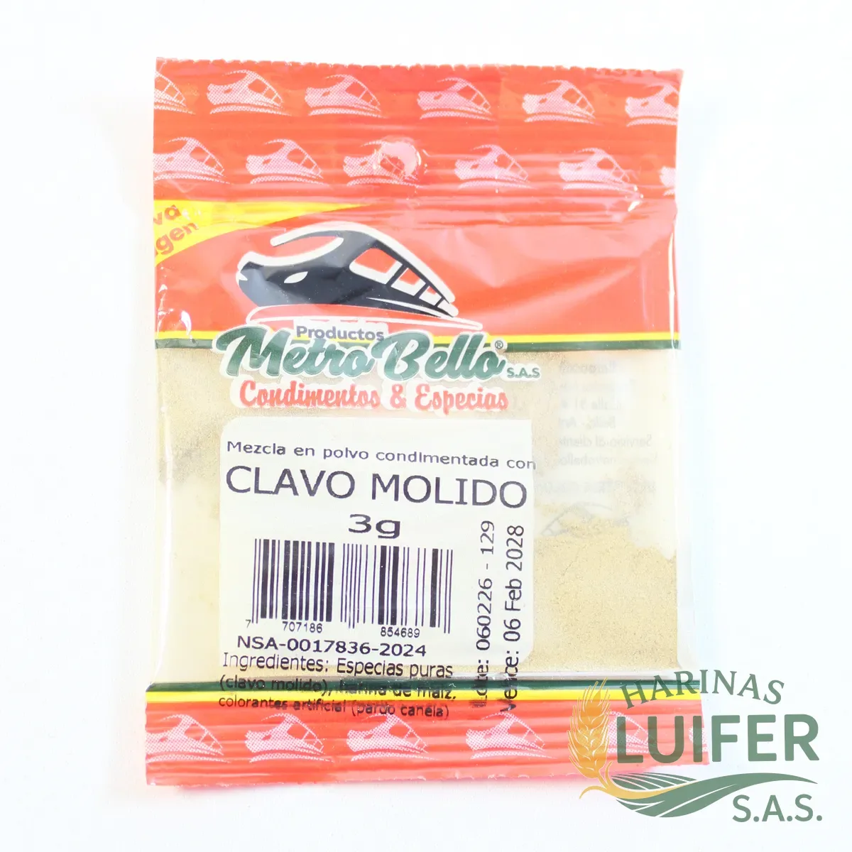 Clavo Molido 3 GR