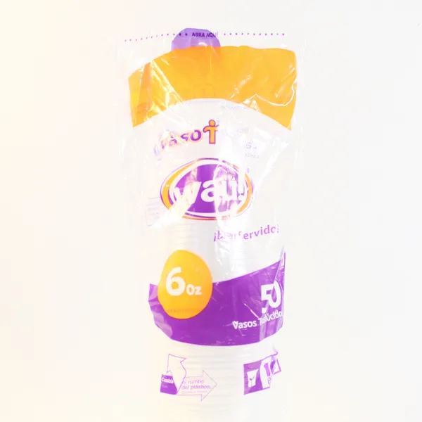 Vaso 6 onz Tran X 50