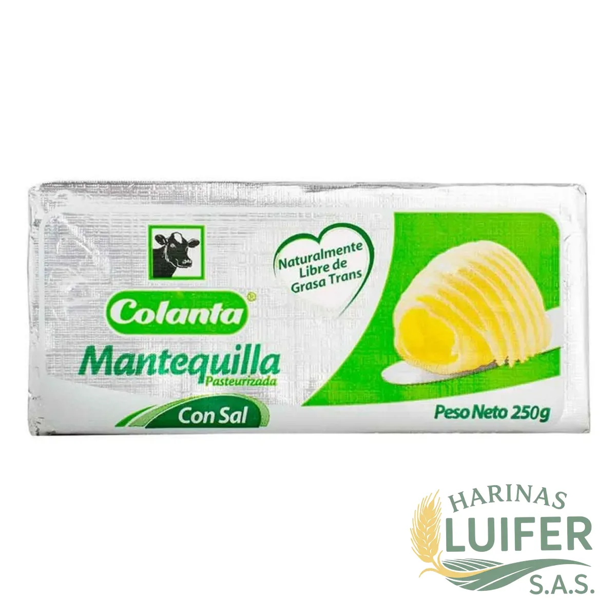 Mantequilla Colanta 1/2 con sal