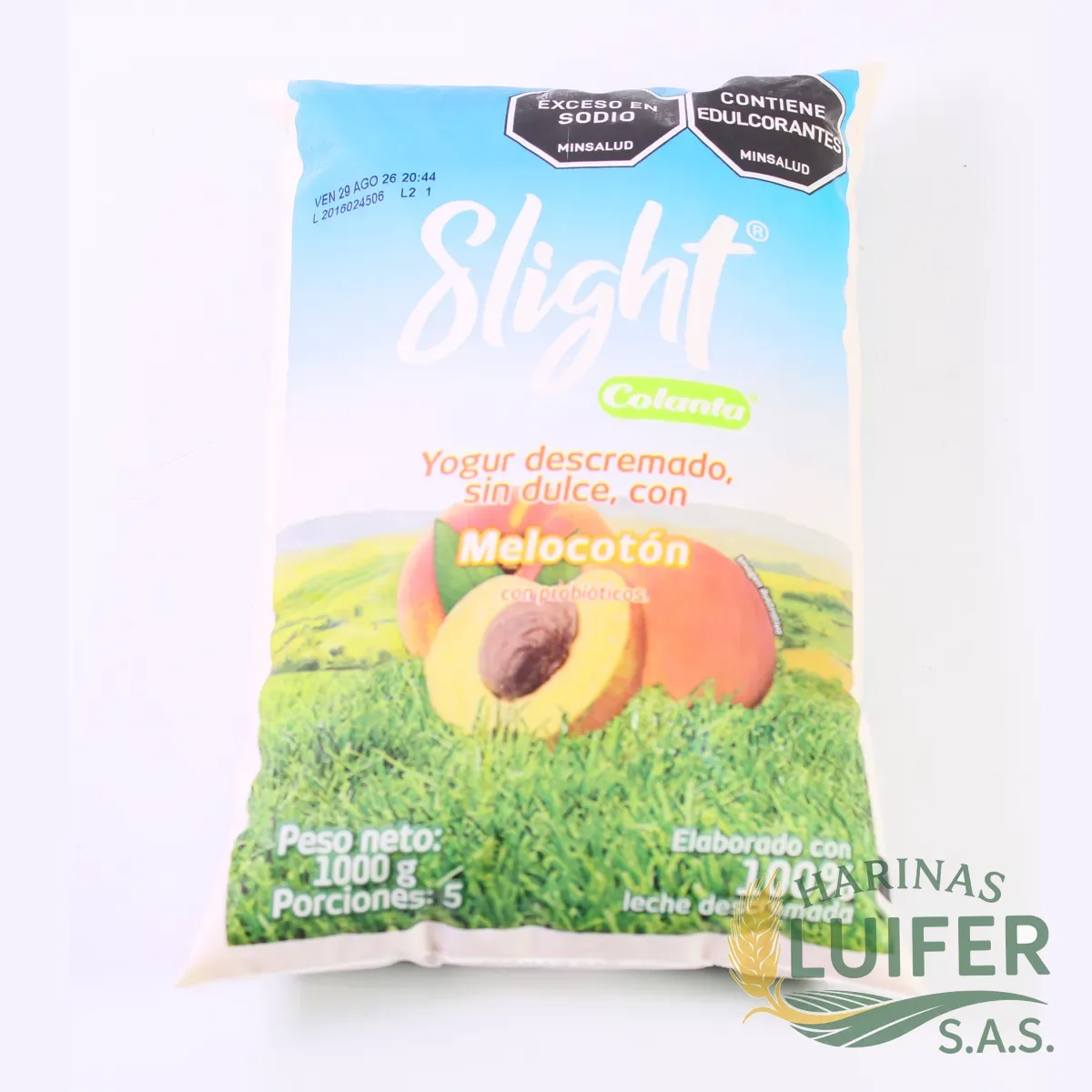 Yogur Slight sabor a Melocoton