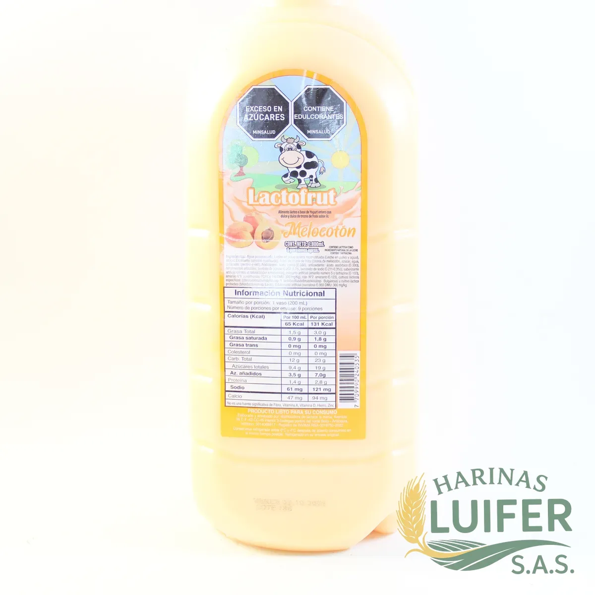 Yogurt Melocoton Garrafa