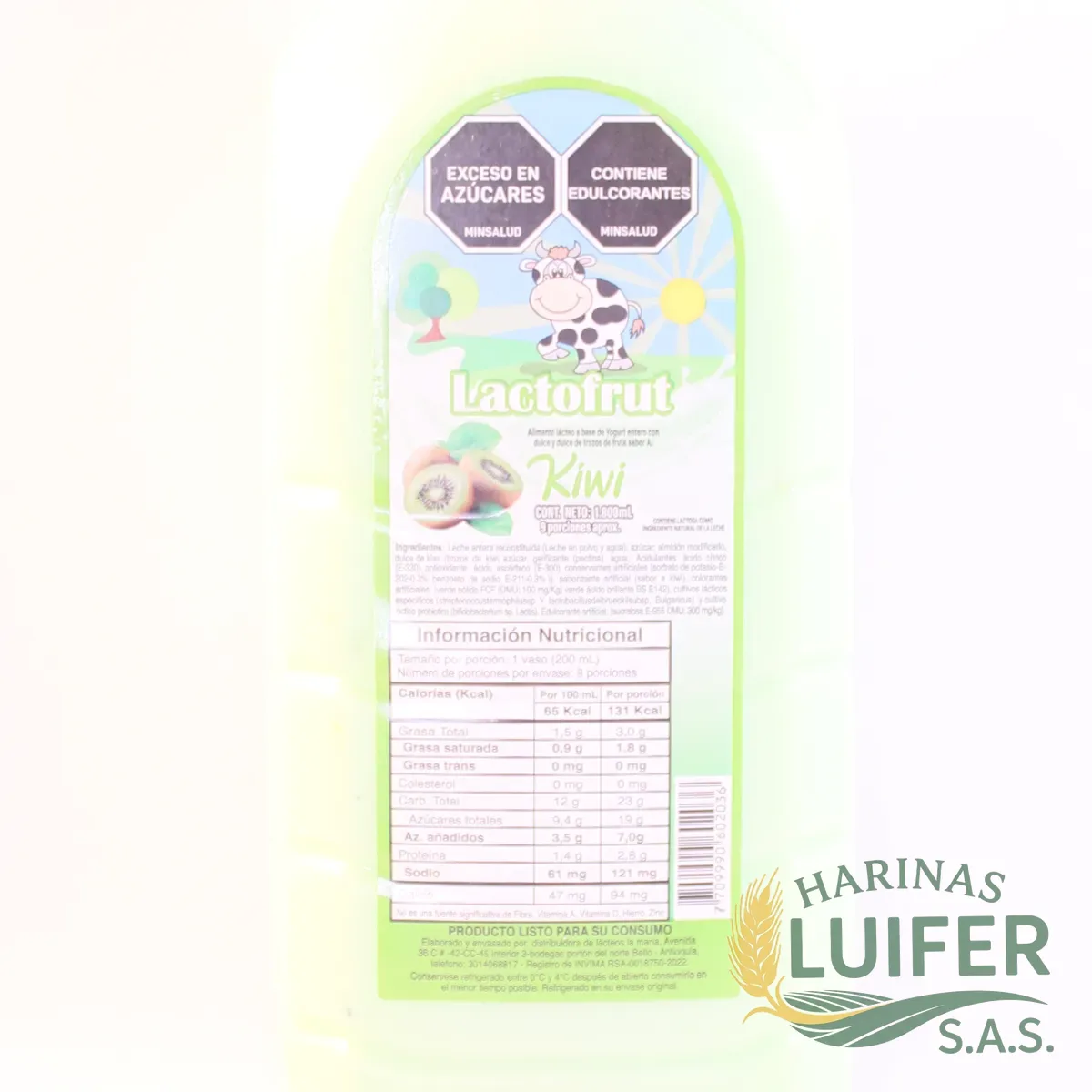 Yogurt Kiwi Garrafa