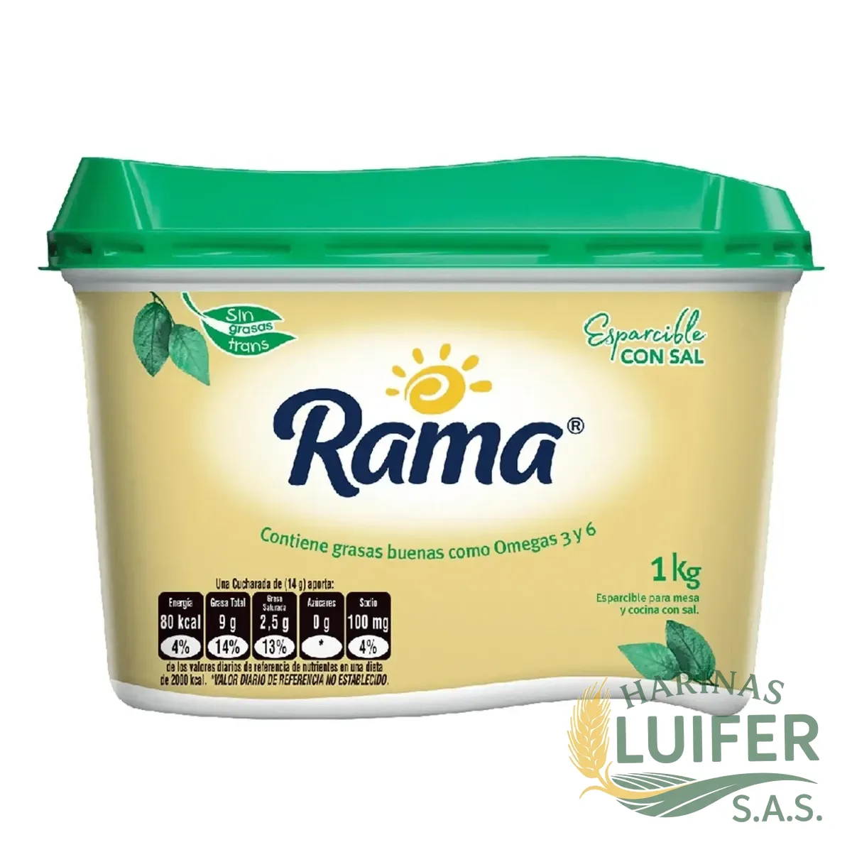 Mantequilla Rama con Sal  x 1000 g