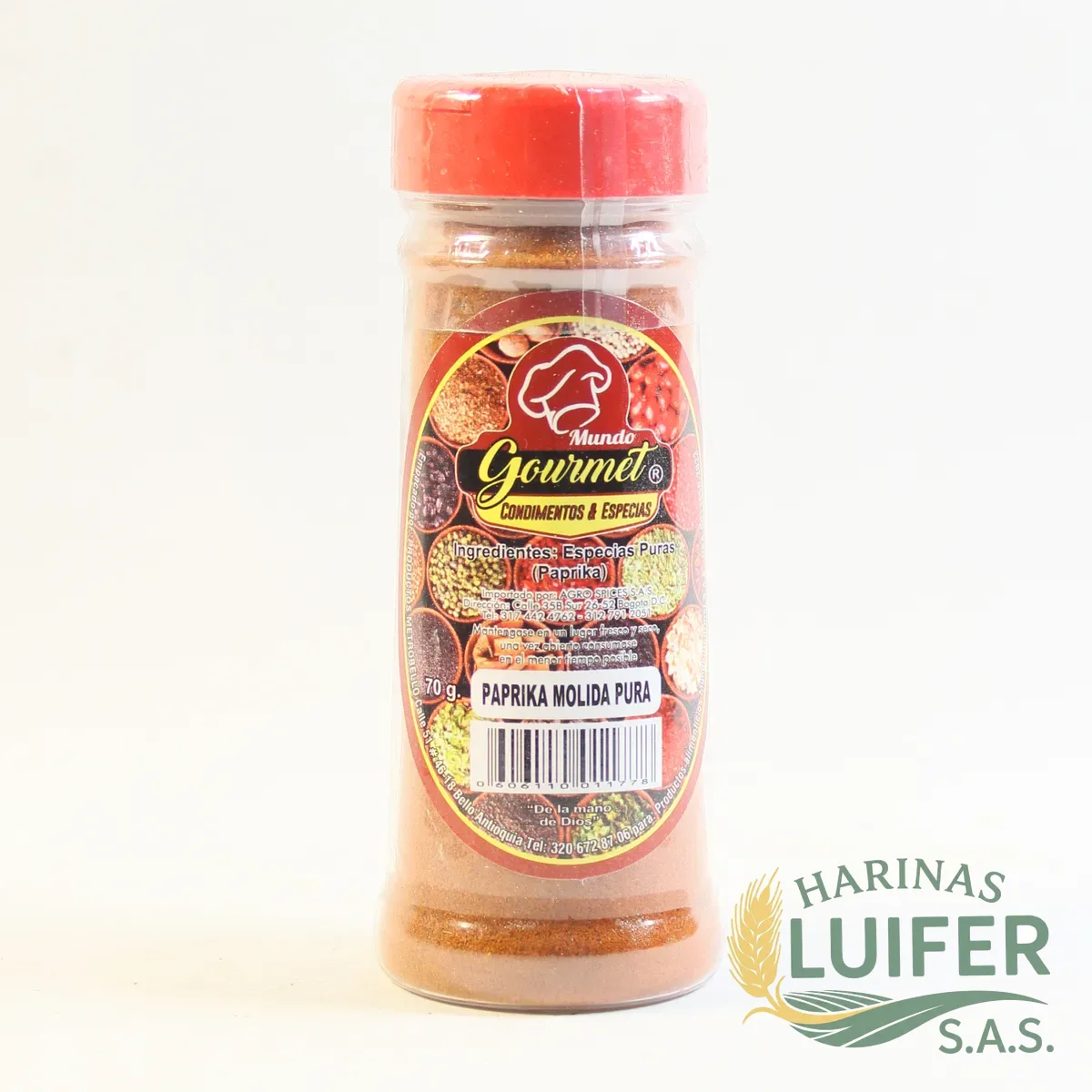PAPRIKA MOLIDA PURA 70 GR